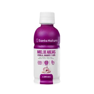 Miel de abejas, cebolla, rabanito y ajos x 200 ml